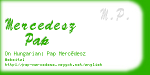 mercedesz pap business card